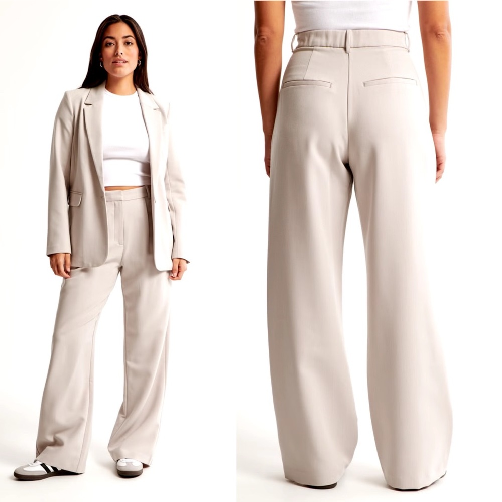 Abercrombie & Fitch Sloane Trouser Pants Light Taupe Size 31